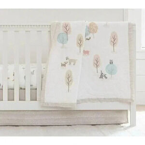 Handcrafted Toddler/ Baby Quilt Dakota Woodland- New - Pottery Barn